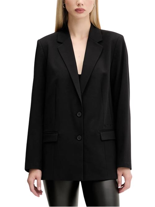 Blazer in misto viscosa con stampa scritta Karl Lagerfeld jeans | A4W14022999